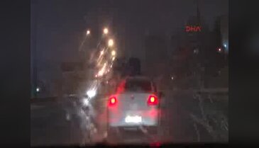 Kar yağışı gece boyunca sürdü