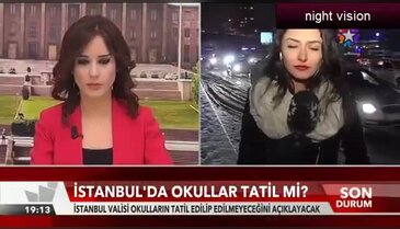 Ünlü spikerin zor anları