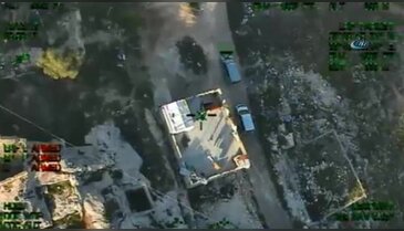 Helikopter destekli şafak operasyonu polis kamerasında