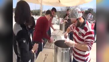 Uludağ Üniversitesinde Çanakkale menüsü