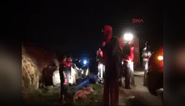 Köpeğe çarptı, bu hale geldi...