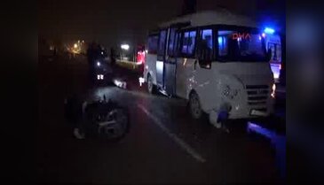 Bursa'da minibüs ve motosiklet çarpıştı: 1 ölü