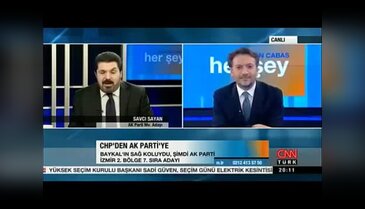 Canlı yayında büyük gerginlik