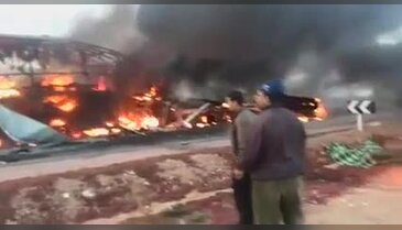 40'a yakın çocuk yanarak can verdi