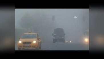 İstanbul'da sis etkili oluyor