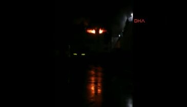 HOSAB'da korkutan yangın
