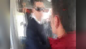 Belediye otobüsünde gergin anlar