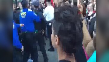 Baltimore protestosu New York'a sıçradı