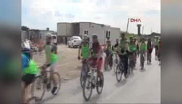 Bursalı bisikletçilerden Termik Santral tepkisi