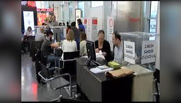 Sınır kapılarında oy verme işlemi başladı