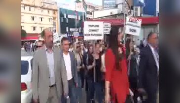 Yalova'da sessiz protesto