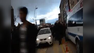 HDP seçim otobüsüne saldırı