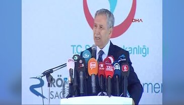 Arınç Bursa Hastaneler Kampüsü temel atma töreninde konuştu