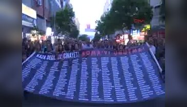 Maden şehitleri Soma'da anıldı