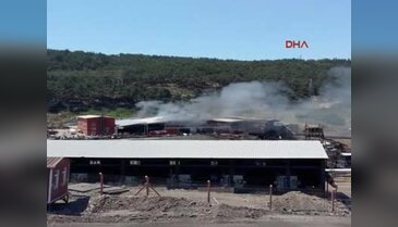 Soma'da yangın!
