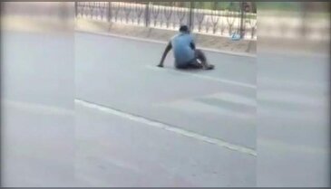 İstanbul'da uyuşturucu kullanan Afrikalı, trafiği alt üst etti