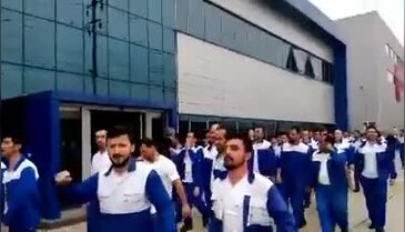 Ototrim'de üretim durdu!