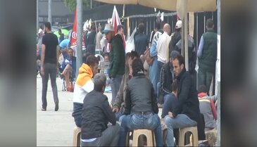 Reno'da eylem sürüyor