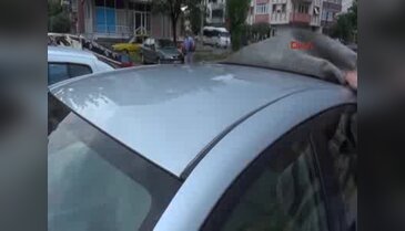 Ceviz büyüklüğünde dolu yağdı!