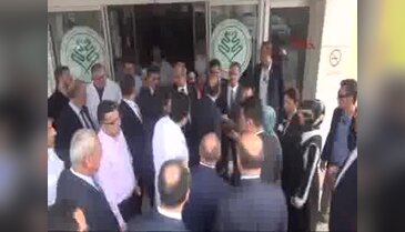 Müezzinoğlu, vurulan belediye başkanını ziyaret etti