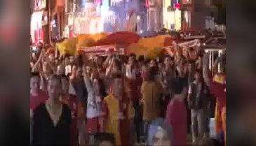 İstanbul'da coşkulu kutlama