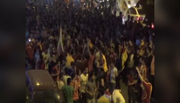 Bursa'da şampiyonluk kutlaması