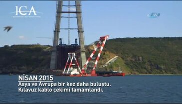 3. köprünün halatlarının montajına başlandı