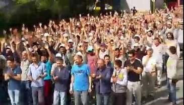 Reno işçisi yürüyor