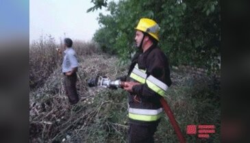 Ermenistan sınırında korkutan yangın