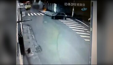 Freni patlayan otobüs dehşet saçtı