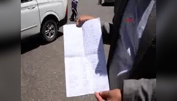 10 mühürlü boş zarf ile ilgili tutanak tutuldu