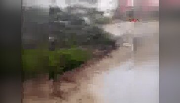 Bursa'da selin görüntüleri