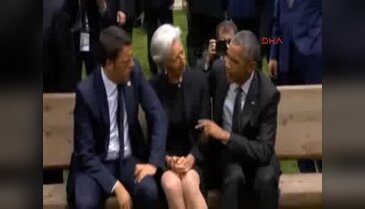 Obama'yı bekledi ama dikkatini çekemedi