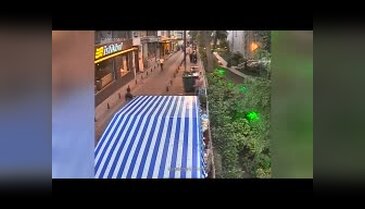 Kilisenin kapısını böyle ateşe verdiler