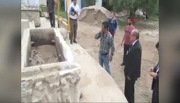 1900 yıllık mezar bulundu