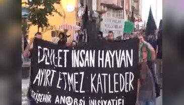 Hayvansever protestocu tramvay altında kalıyordu