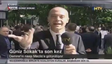 NTV'de canlı yayın kazası