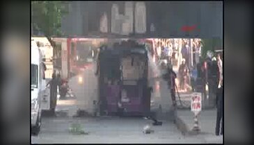 İETT otobüsü patladı