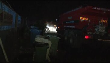 Bursa'da fabrika alev alev yandı!