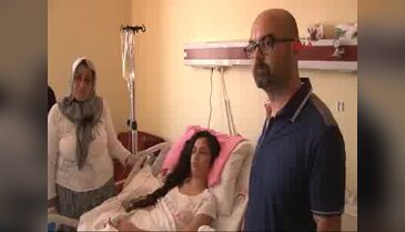 Mutlu Kaya vurulduktan sonra ilk kez görüntülendi