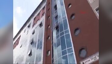 Belediye binasında intihar girişimi