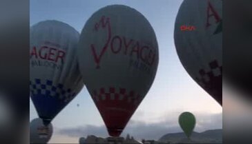 Kapadokya'da balon kazası: 8 yaralı