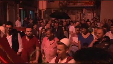 Bursa'da şenlik havasında sahur!