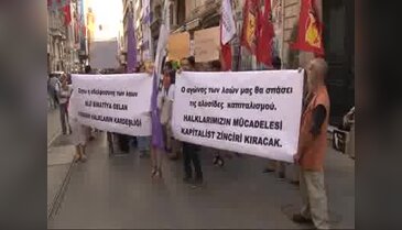 HDP'den Yunan Hükümeti'ne destek eylemi
