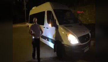 Okul servisi ile göçmen kaçakçılığı