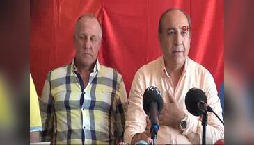 Kulüp başkanının kalp krizi geçirme anı