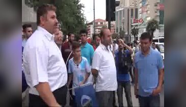 Bursa'da Doğu Türkistan protestosu