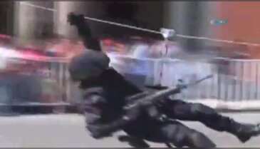 Özel harekat tatbikatında görünmez kaza