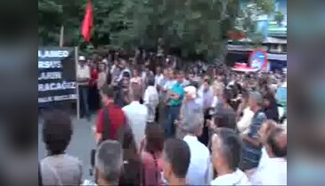Tunceli'de Suruç protestolarında olay çıktı