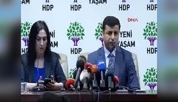 Demirtaş ve Yüksekdağ  soruları yanıtladı